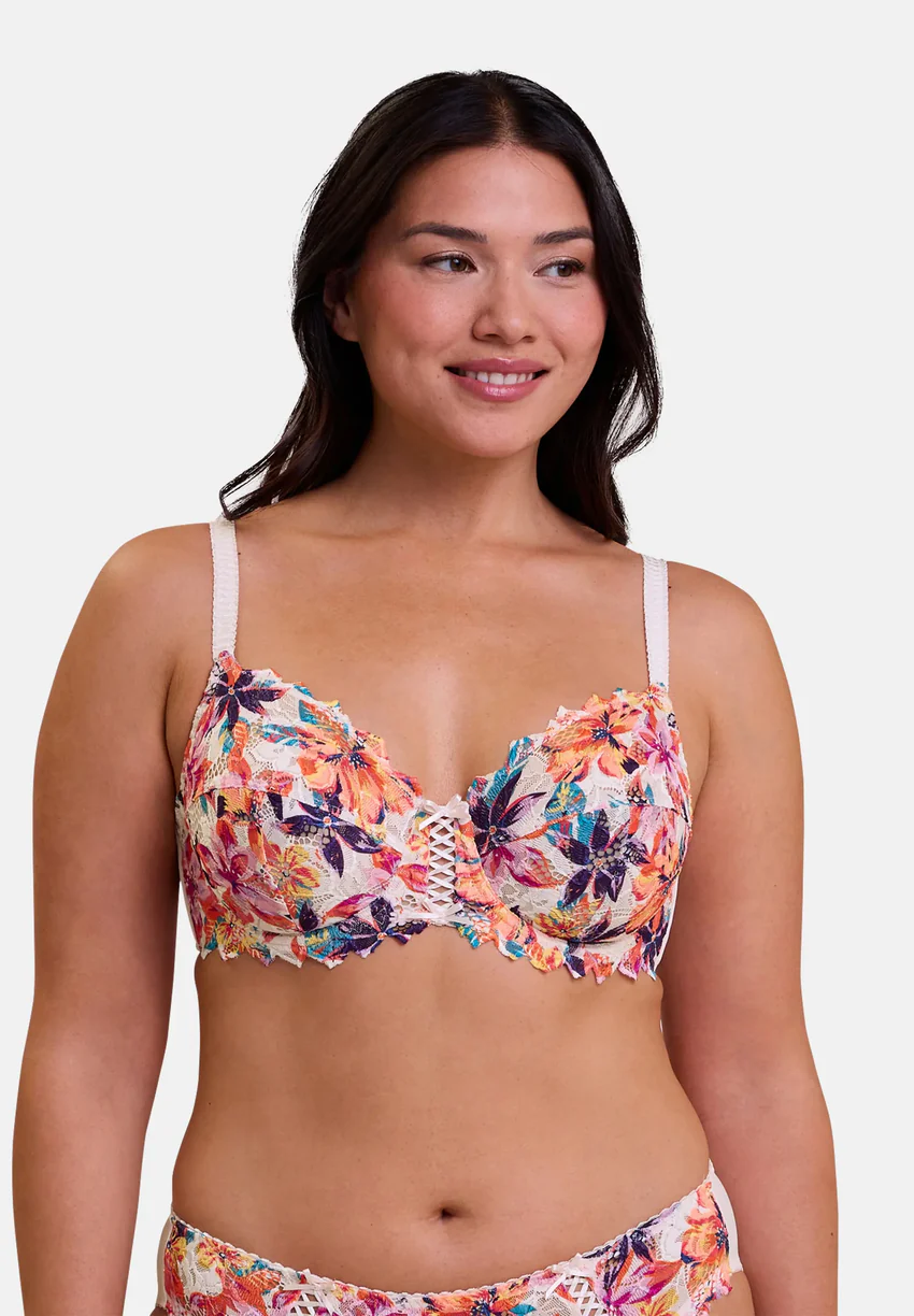 Soutien-gorge emboîtant Arum Mosaïc Imprimé Fleurs du Paradis