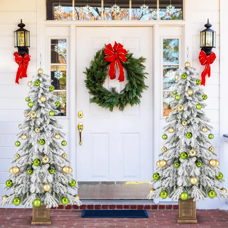Slim Artificial Pencil Christmas Tree – 3-Foot Pre-Lit Design