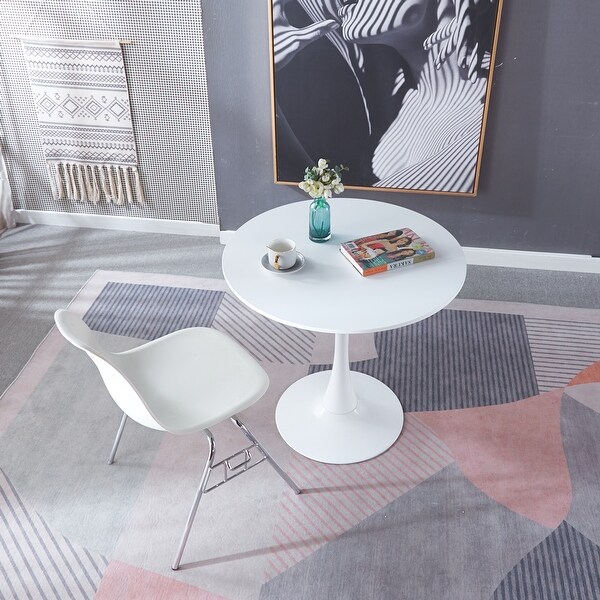 Midcentury Round Dining Table ,Kitchen Table,Easy to assemble and clean
