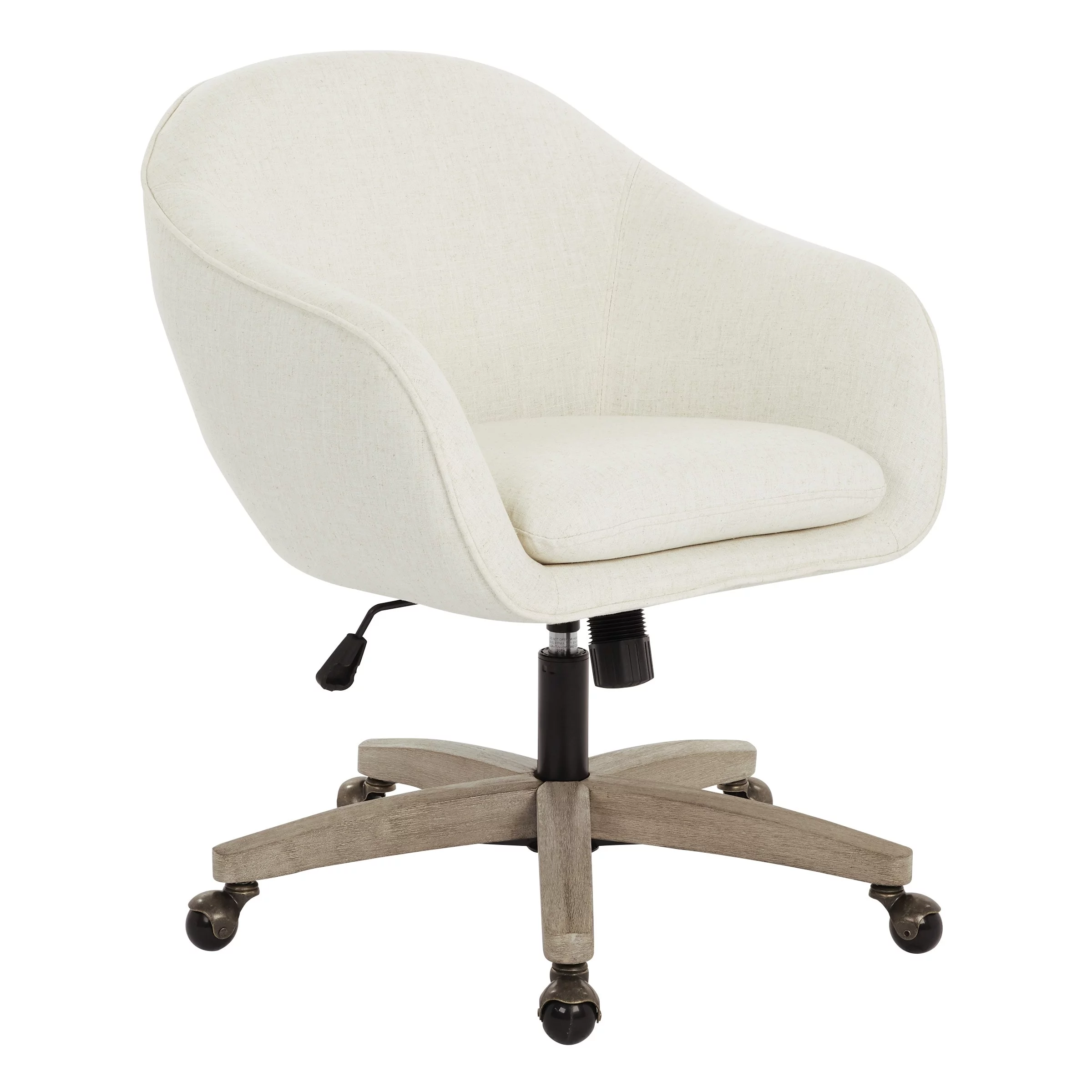 Carson Carrington  Hjarsta Plush Office Chair Dove Grey