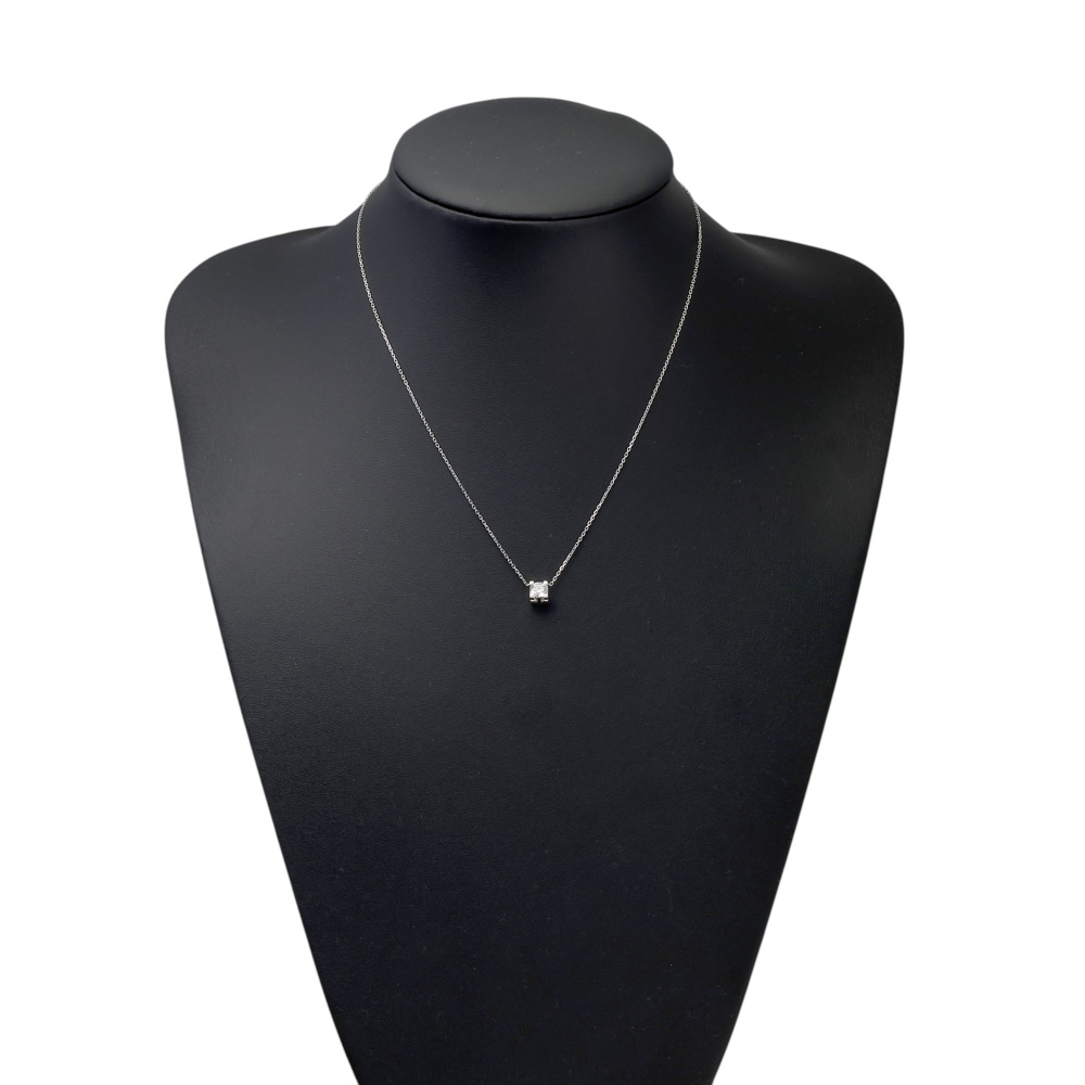 Cartier C Do Necklace 18K White Gold Diamond N7064200