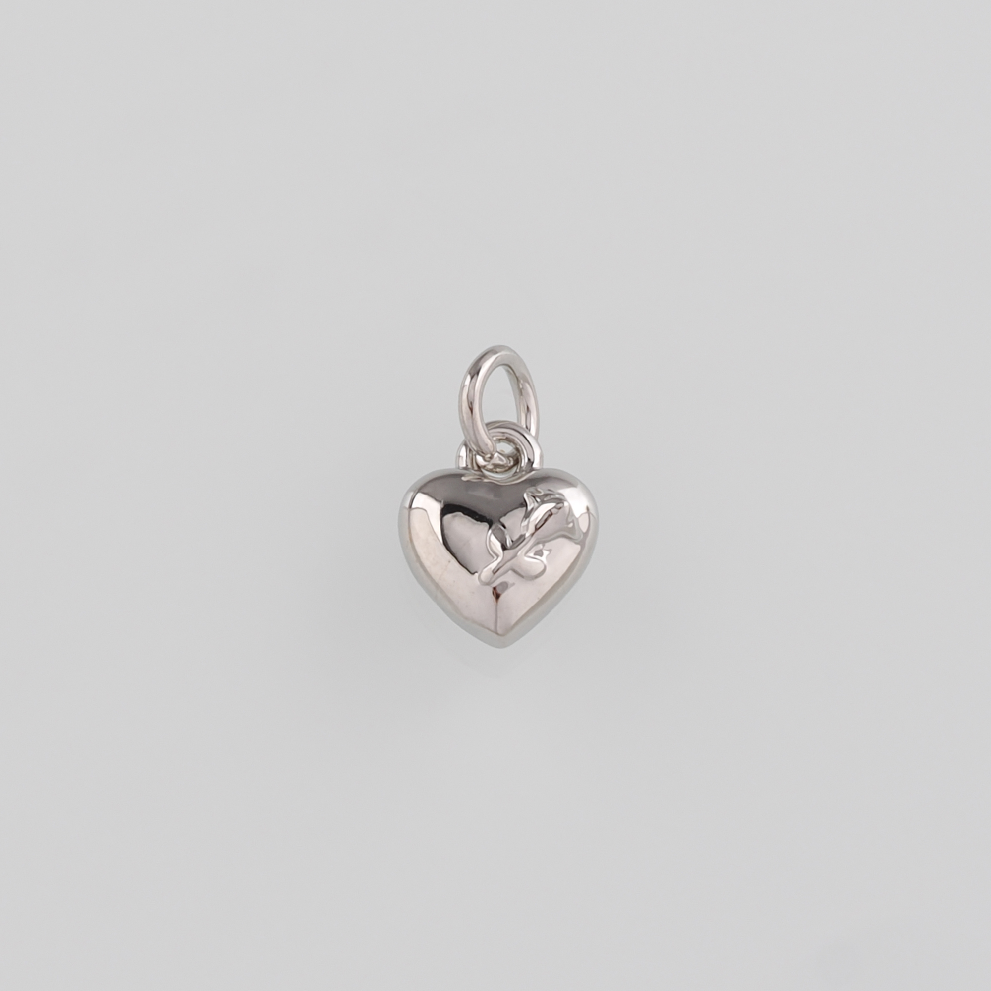 18K Gold Filled Heart Pendant,Dainty Heart Charm Earrings Necklace for DIY Jewelry Making Supply