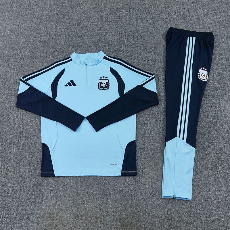 26/27 Argentina half-zip training shirt