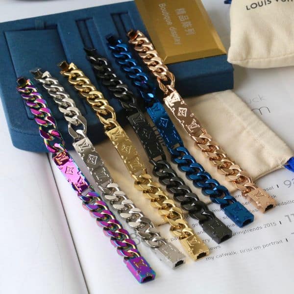 Louis Vuitton Monogram Chain Bracelet