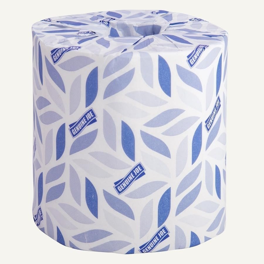 2-Ply Embossed Toilet Paper, 96 Rolls (500 Sheets Per Roll) Septic Safe Bulk Tissue