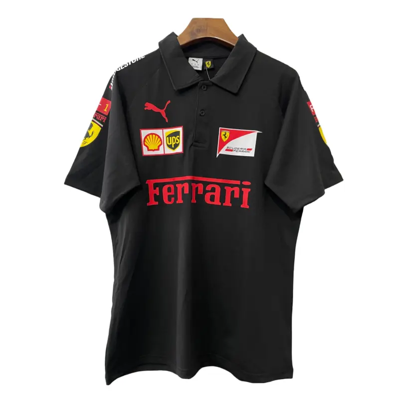 2026 F1 Ferrari Black Polo