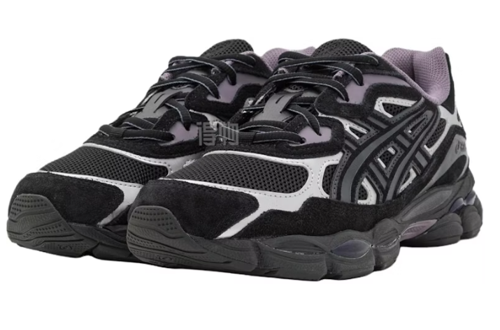 ASICS Gel NYC Black Graphite Grey Purple 1203A632-001