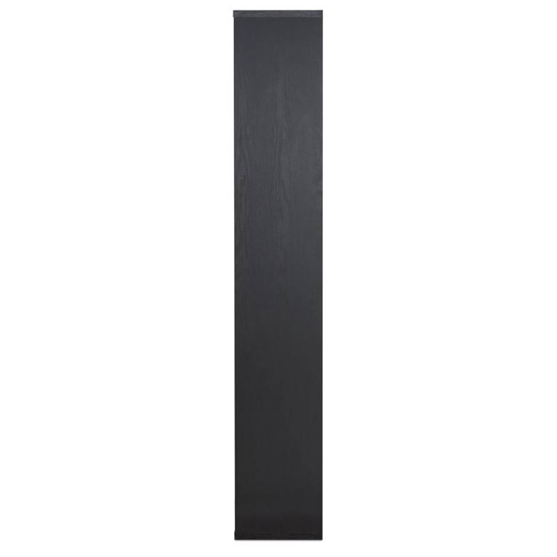 Bowery Hill Cube Bookcase in Black and Walnut - BH-1639808