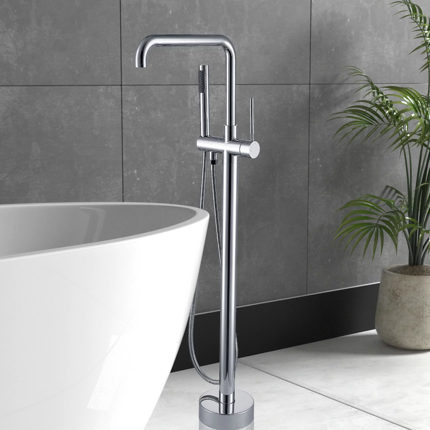 Luxurious Freestanding Bathtub Faucet Set - 12.12 - Spa-like Bath Experience