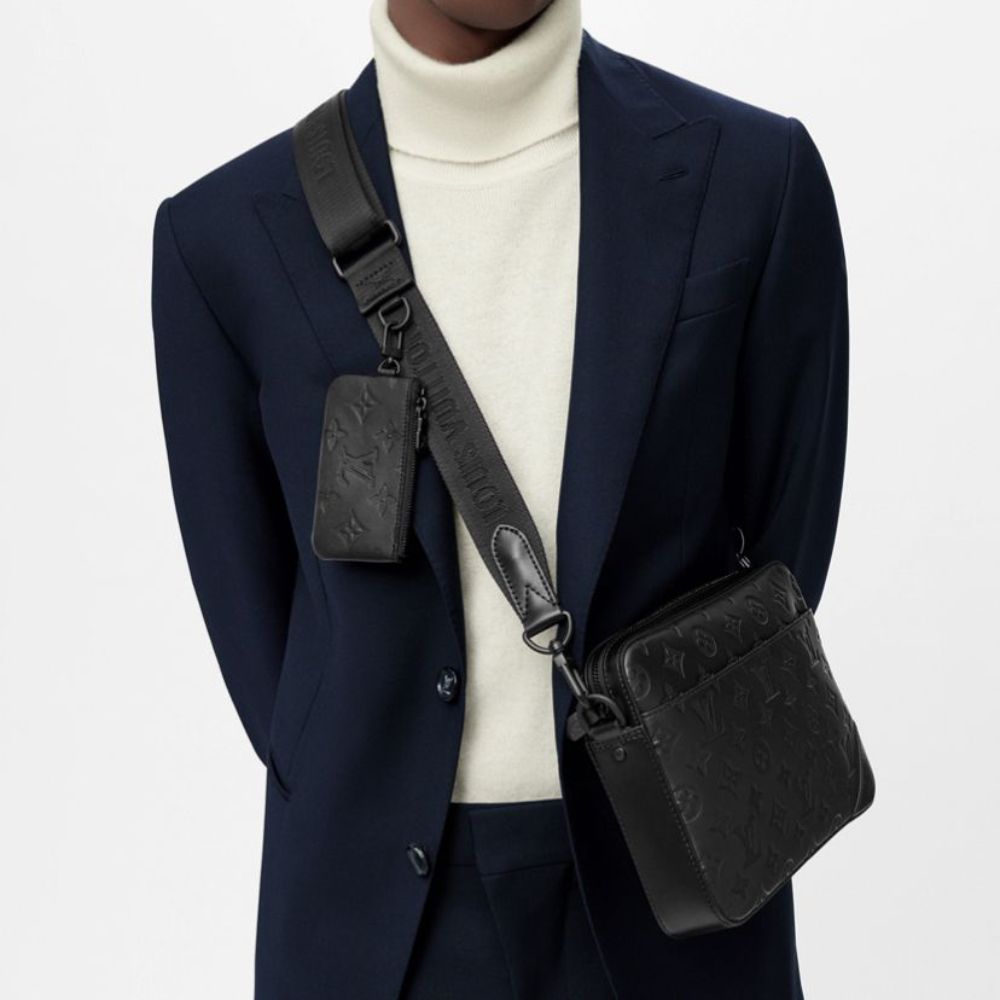 Louis Vuitton Duo Messenger Black 25cm M69827