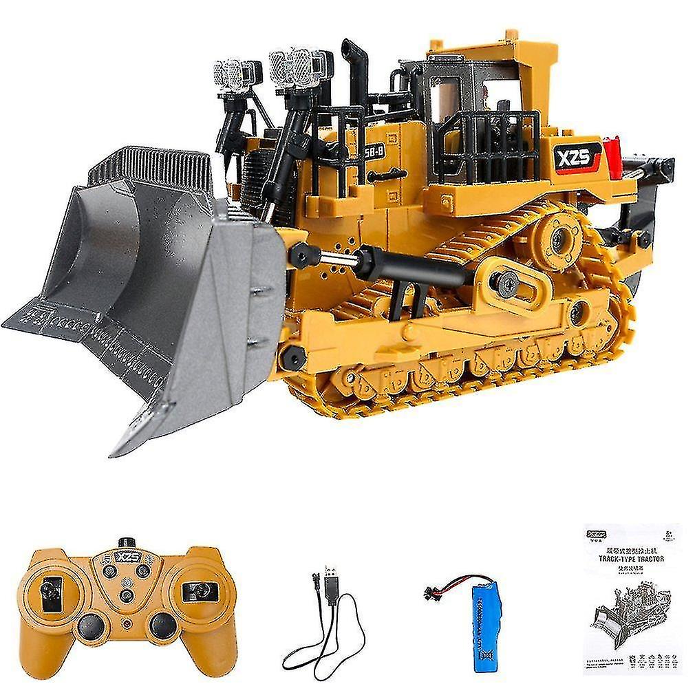 Naiwang 1:24 9ch Functal Rc Crawler Dozer With Electric Engineering Truck Excavator Toy For Kids