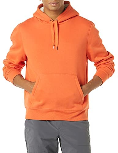 Men's Sherpa-Lined Pullover Hoodie Sweatshirt