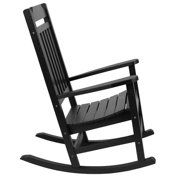 2 Pack AllWeather Faux Wood Rocking Chair