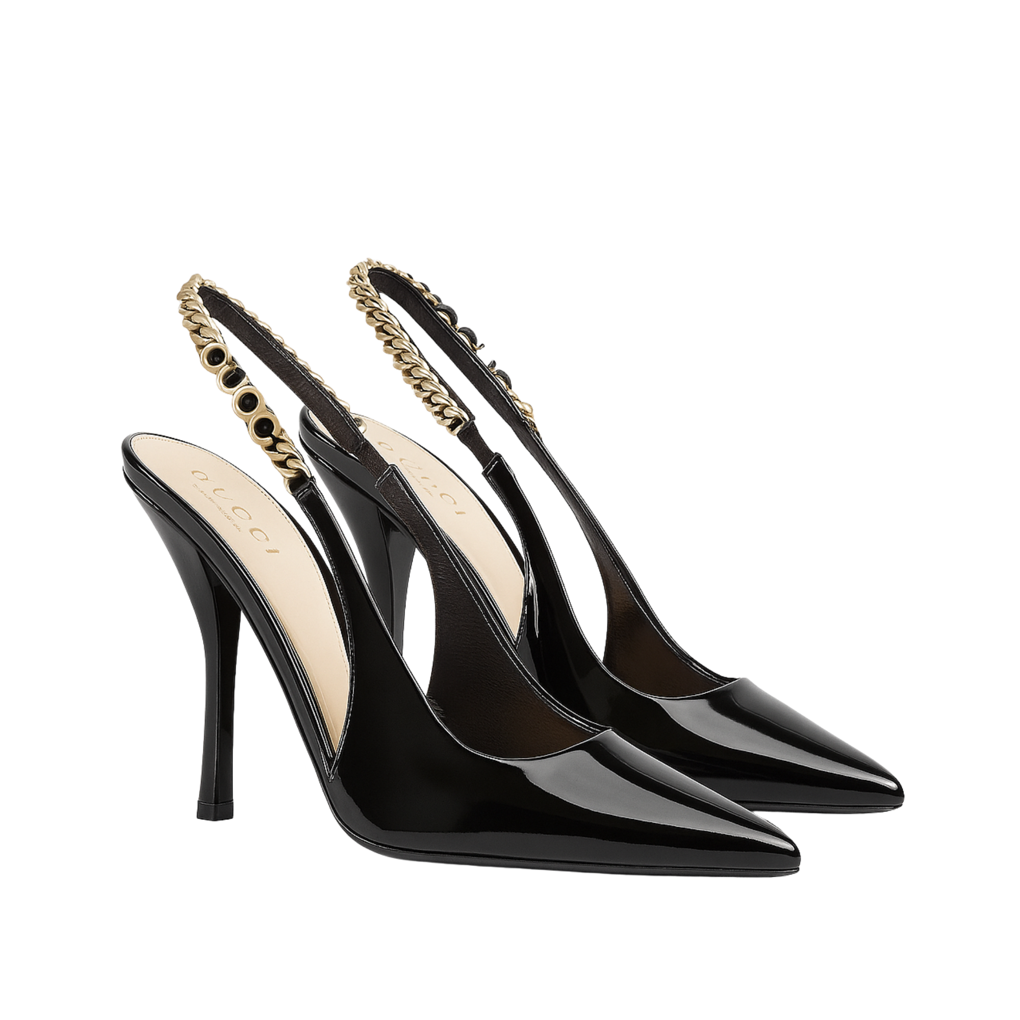 Gucci Signoria Slingback Pump In Black 783821 Bnc80 1000