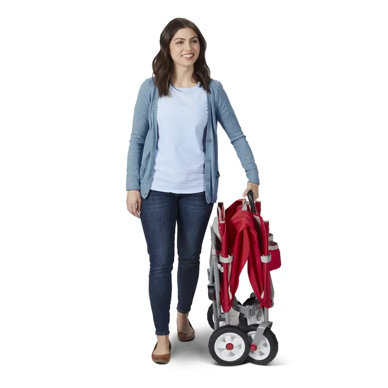 Radio Flyer, 3-in-1 Tailgater Wagon with Canopy, Folding Wagon, Red