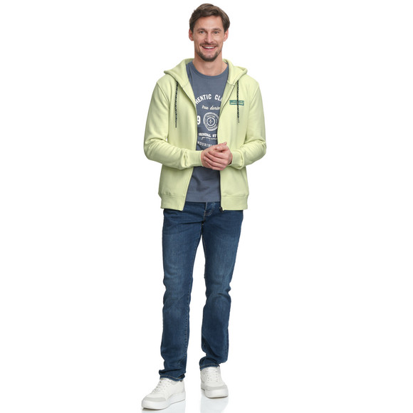 VanVaan Denim Herren Sweatjacke mit Flammgarn
