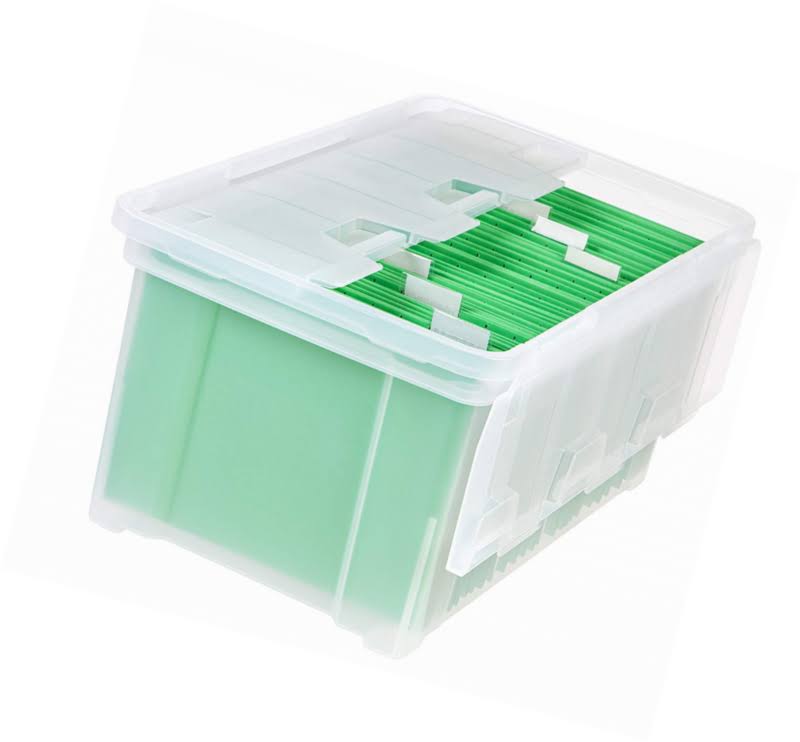 Iris USA, Inc. 587750 File Box, Clear