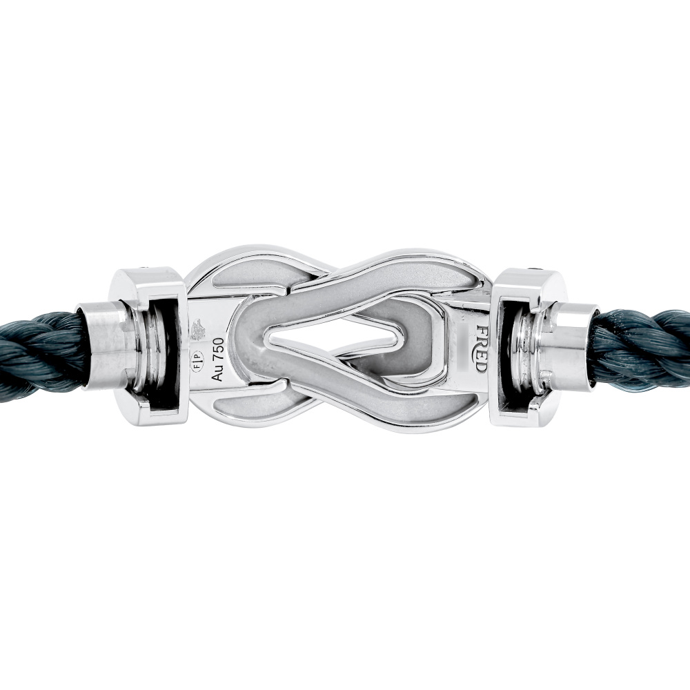 FRED Chance Amphini Bracelet 18K White Gold & Stainless Steel 0J0009-6B1071