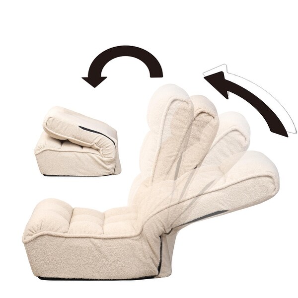 Single sofa reclining chair lazy sofa balcony reclining chair adjustable chair