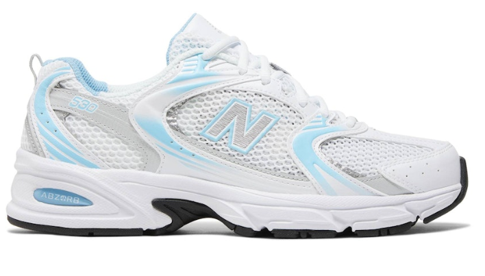 New Balance 530 White Blue Haze MR530BB Casual Running Shoes