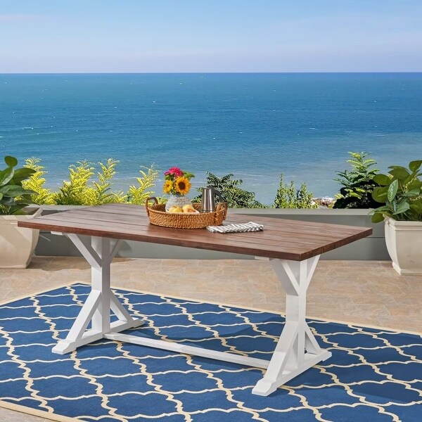 Modern Outdoor Acacia Wood dining table,for garden,patio