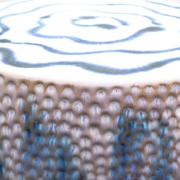 Euro Ceramica Fusion Blue and White Stoneware 18