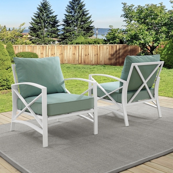 Kaplan 2 Piece Outdoor Metal Armchair Set