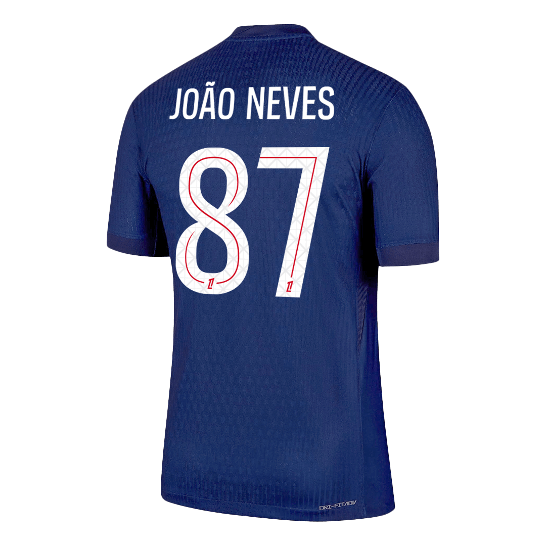 JOÃO NEVES #87 PSG Home Player Version Jersey 2025/26