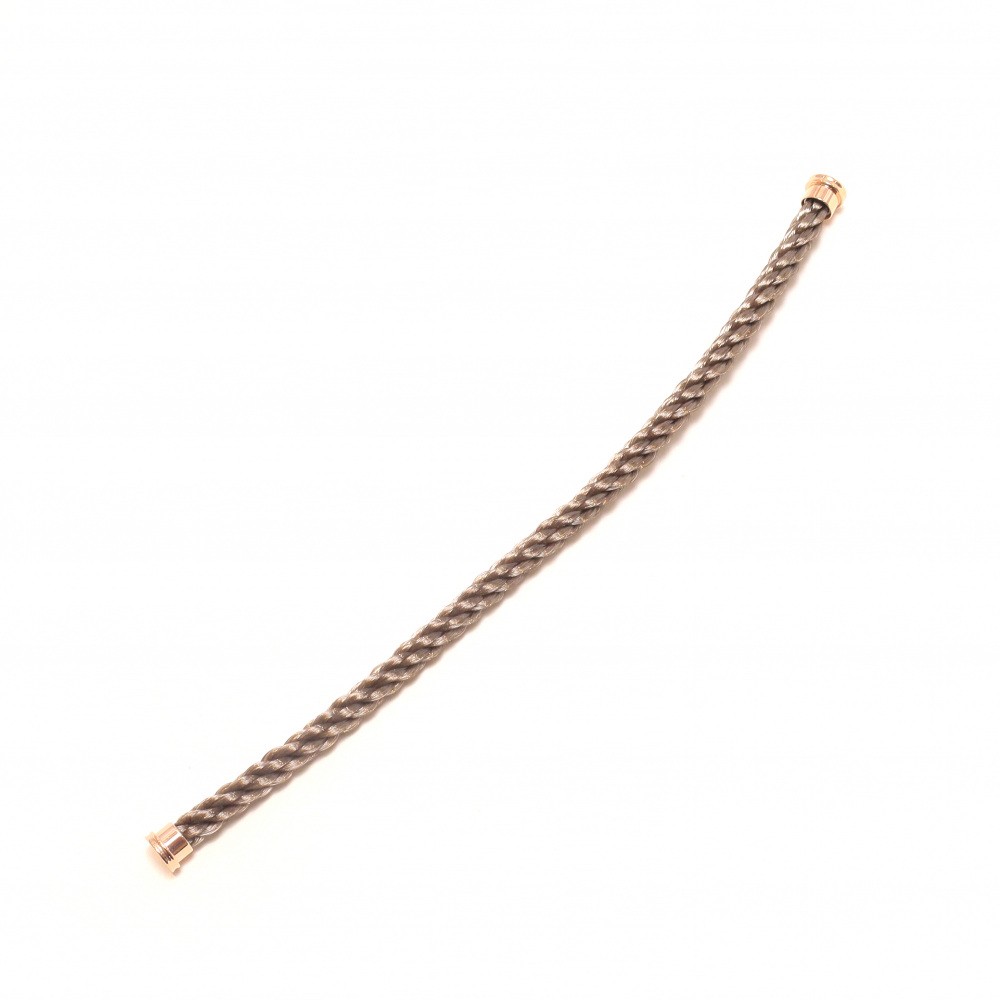 FRED Force 10 (lm) Cable Gray Storm 15 Jewelry Parts Mens Accessory 18K Rose Gold