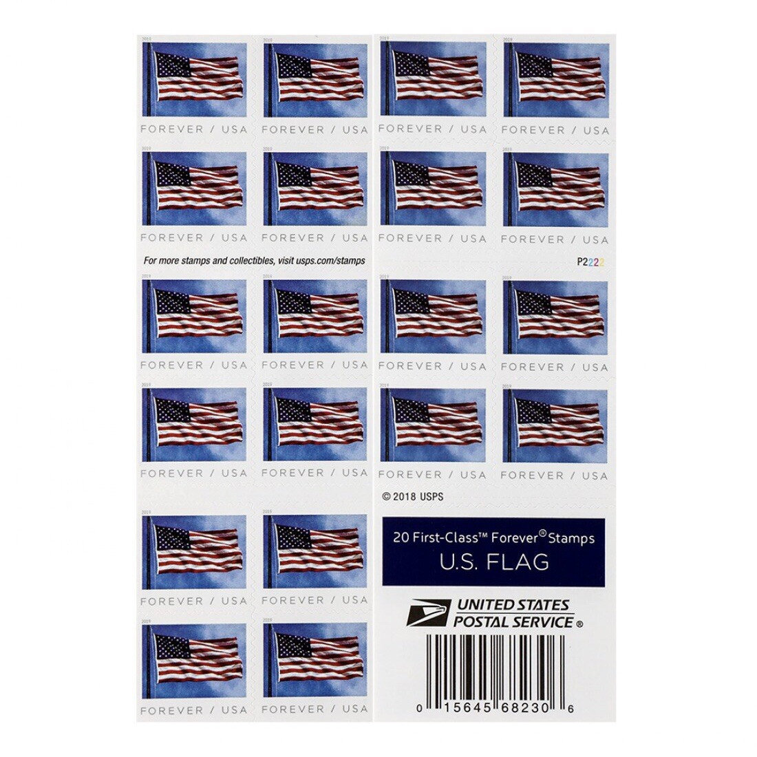 U.S. Flags 2019 Forever Stamp Booklets - USPS