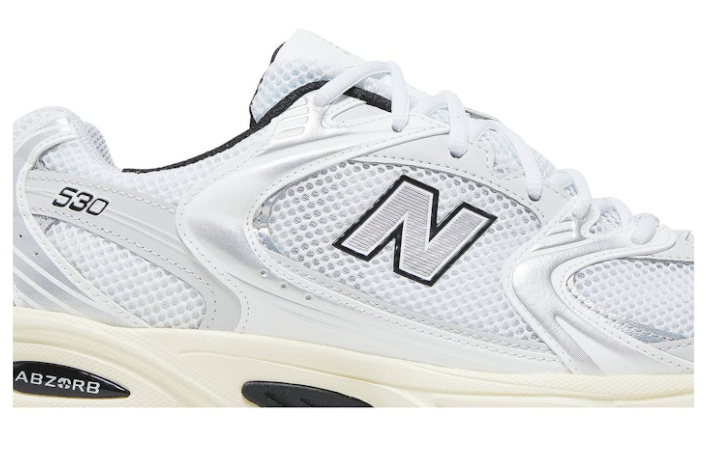 New Balance 530 Silver Cream MR530TA Casual Running Shoes