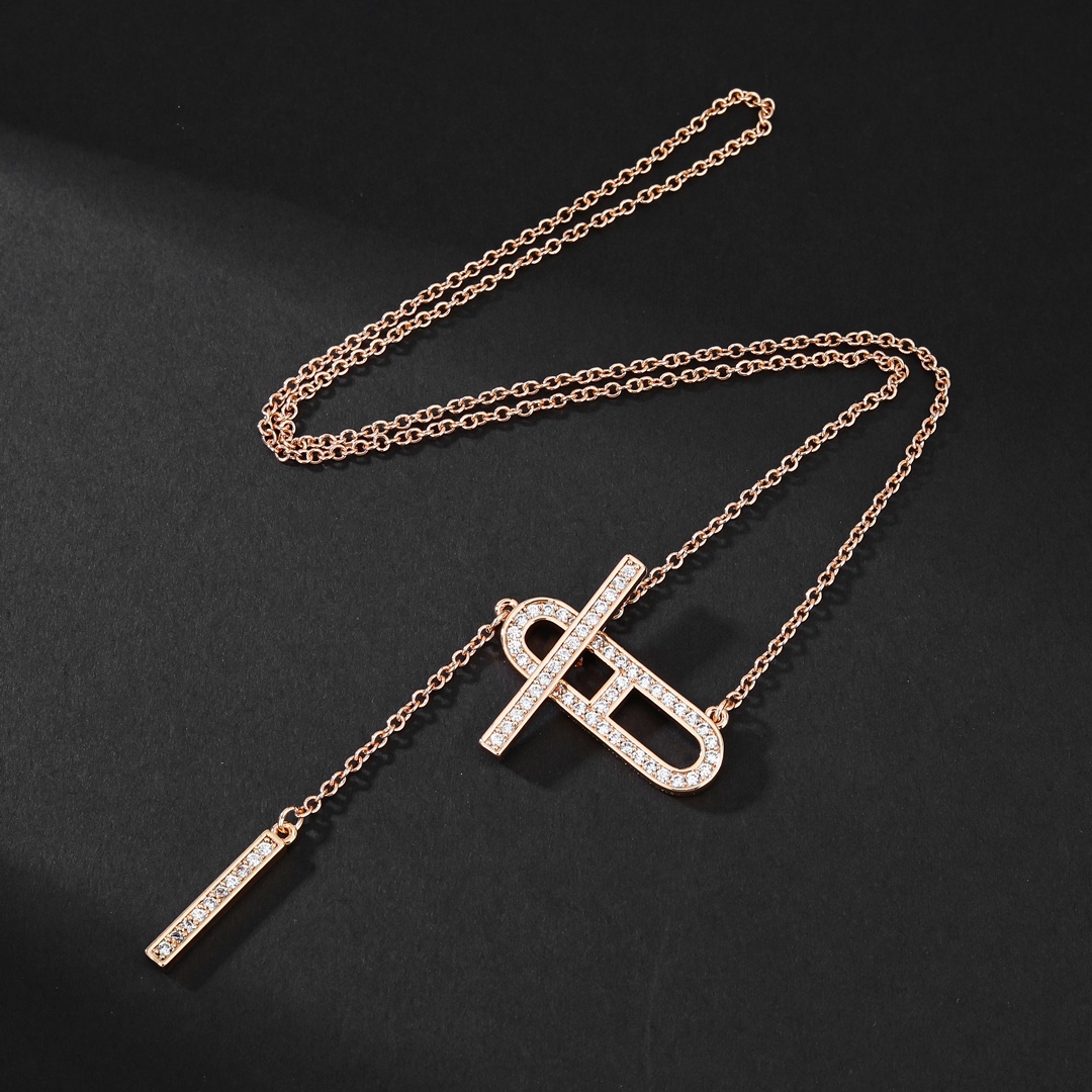 Hermès Pig Nose Necklace - cnluxepick