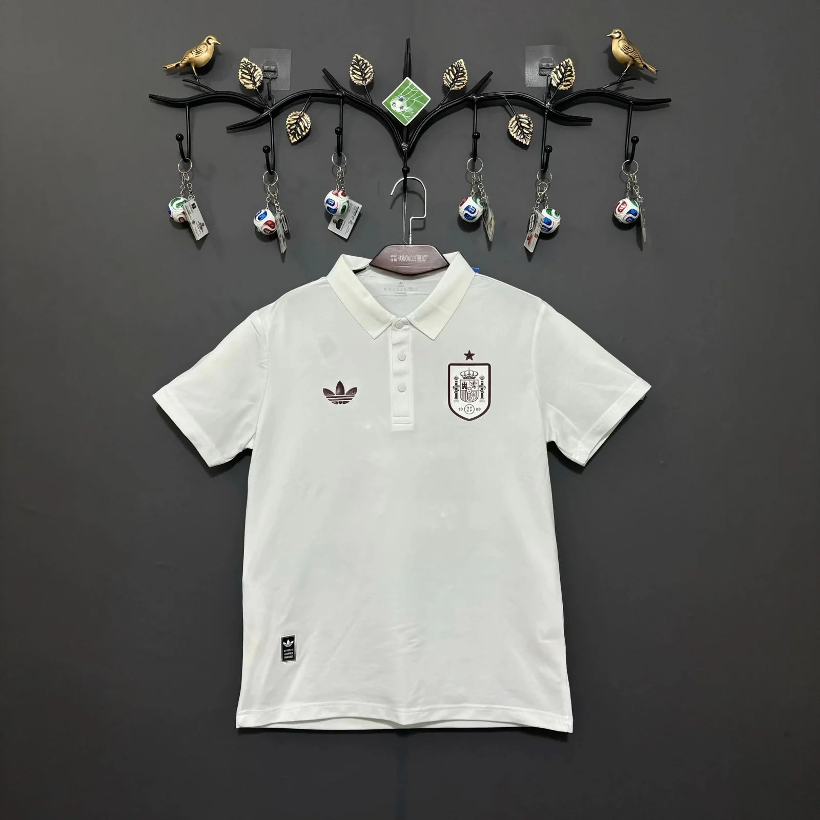 LAMINE YAMAL #19 Spain 2026 Polo Embroidered Jersey S-XXL Fan Version(No Front Number) 4