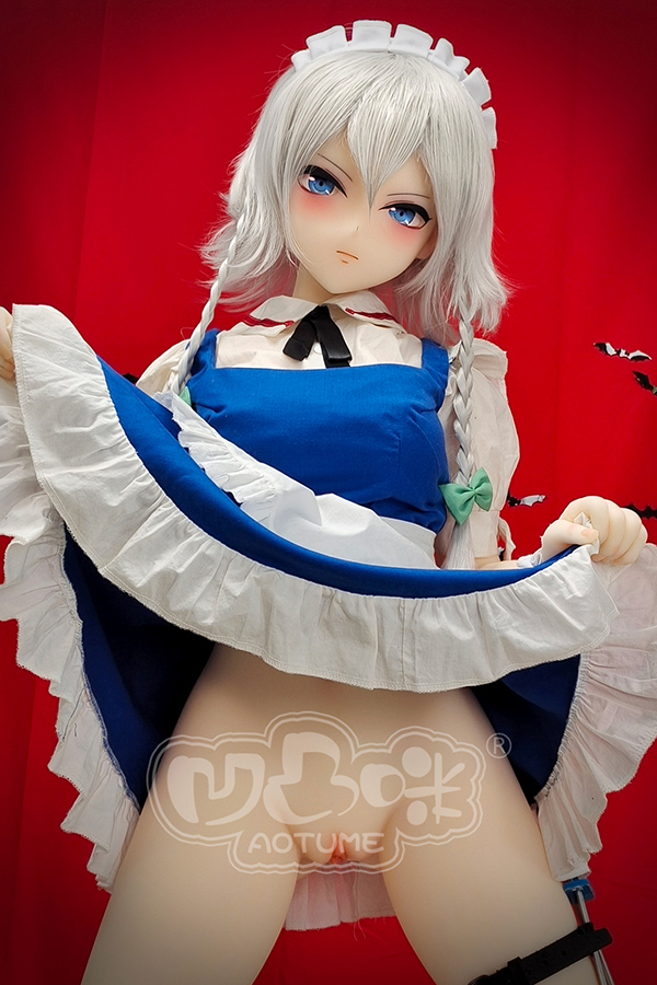 155cm C-Cup Head#103 Anime Sex Doll Maid Uniform Cosplay