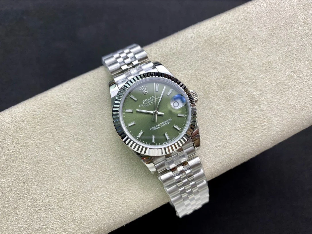 DATEJUST 41MM STAINLESS STEEL KHAKI DIAL