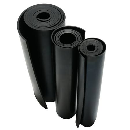 Rubber-Cal 20-101 Neoprene Sheet -60A - 1/4x22 Thick x 3ft W x 22ft L