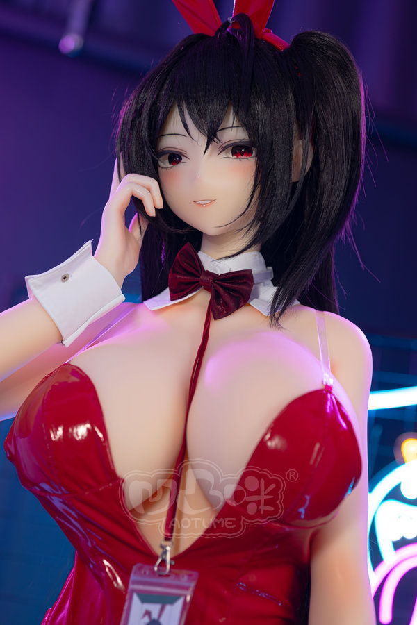 160cm Head#135 K-Cup Full Silicone Anime Sex Doll Huge Breasts Bunny Girl