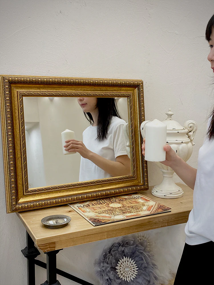 AH030 - Vintage Vanity Mirror French Sixteenth Century Court Classic Mirror 