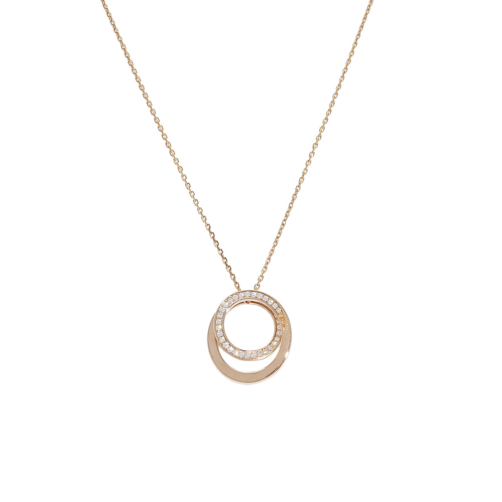 Cartier Ethancel Do Necklace 18K Rose Gold Diamond B3045700