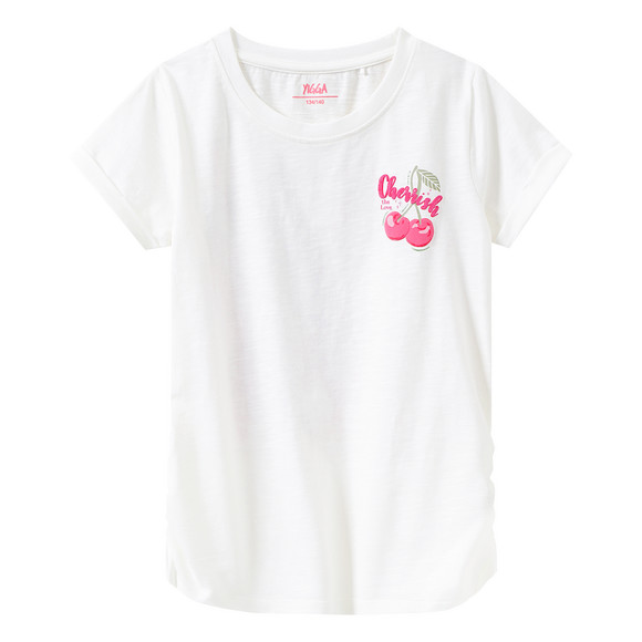 Yigga Mädchen T-Shirt mit Rücken-Print