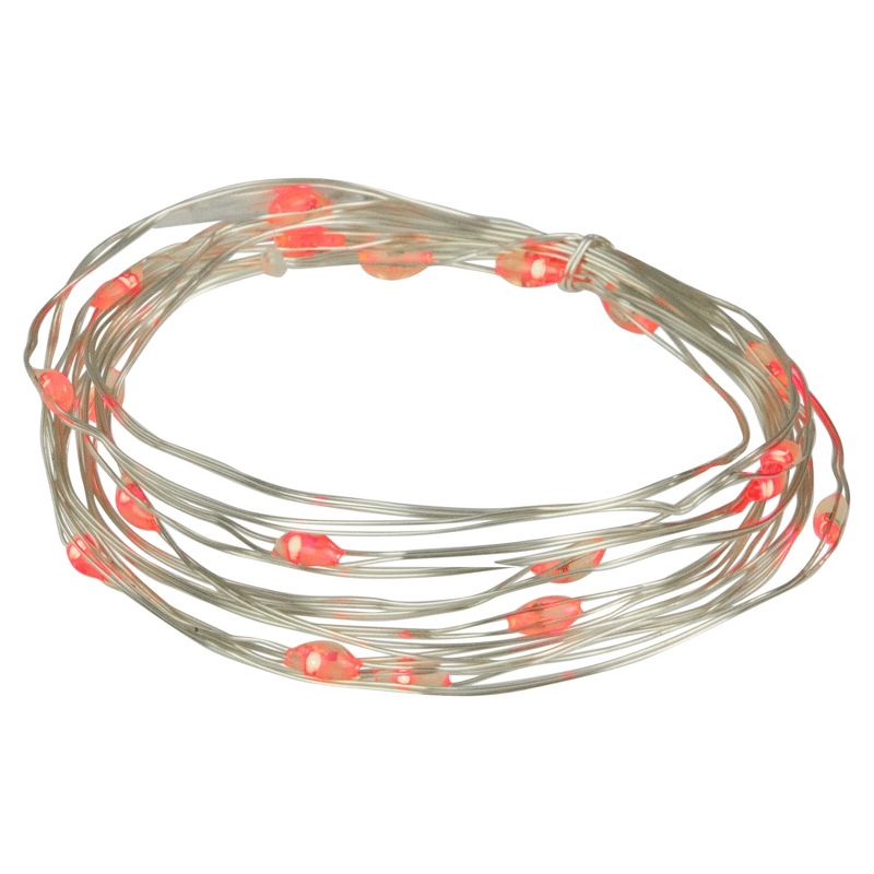 Northlight LED Micro Fairy Christmas Lights - Red - 6ft Copper Wire - 20ct