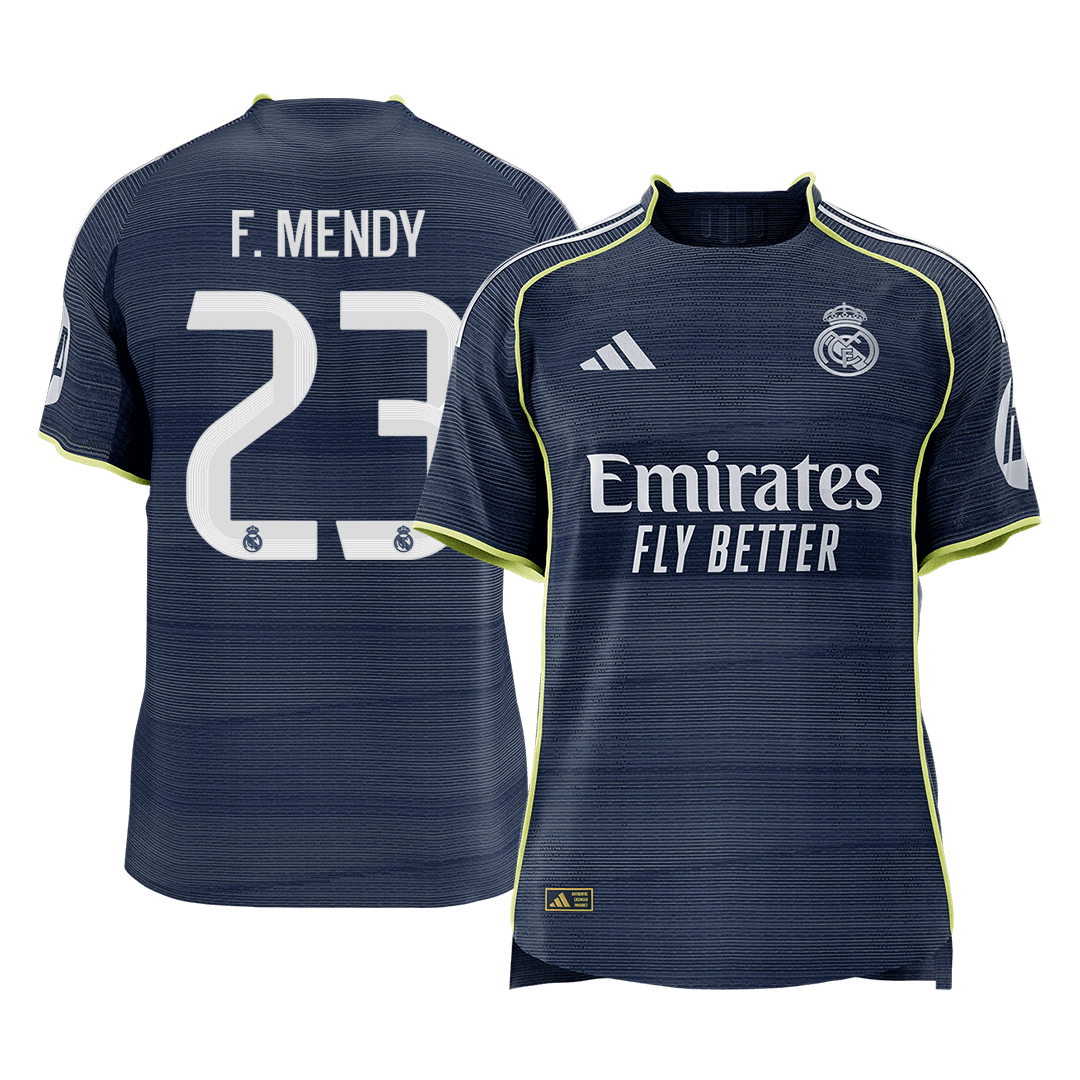 F.MENDY #23 Real Madrid Away Player Version Jersey 2025/26