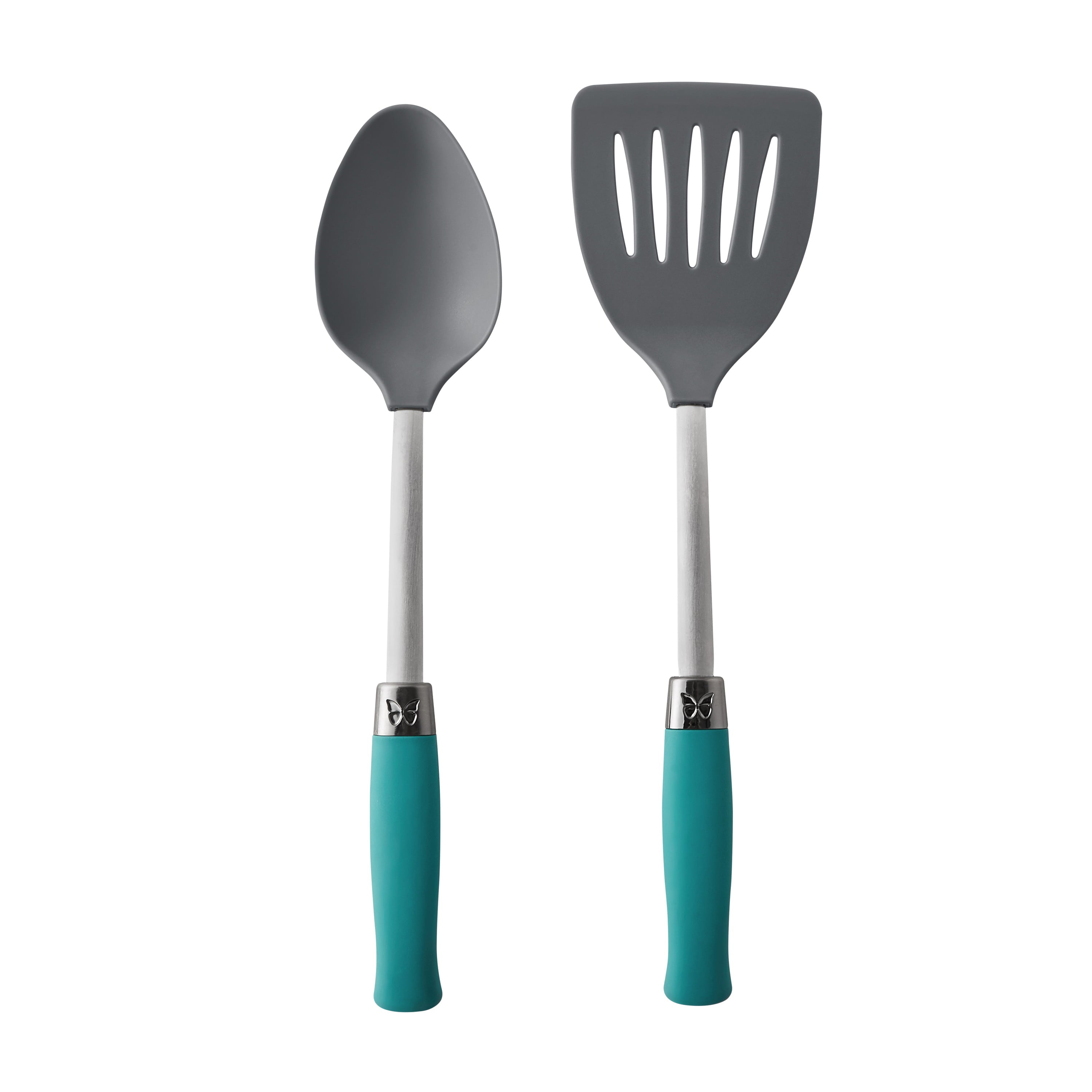 The Pioneer Woman Prairie Signature 12-Piece Cast Aluminum Cookware Set, Charcoal Speckle