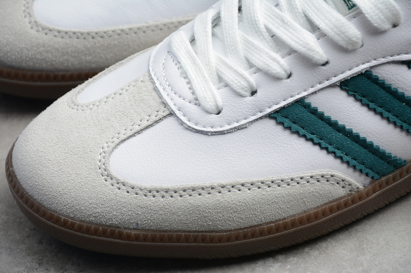Adidas Samba Og Shoes Cloud White/Green B75680