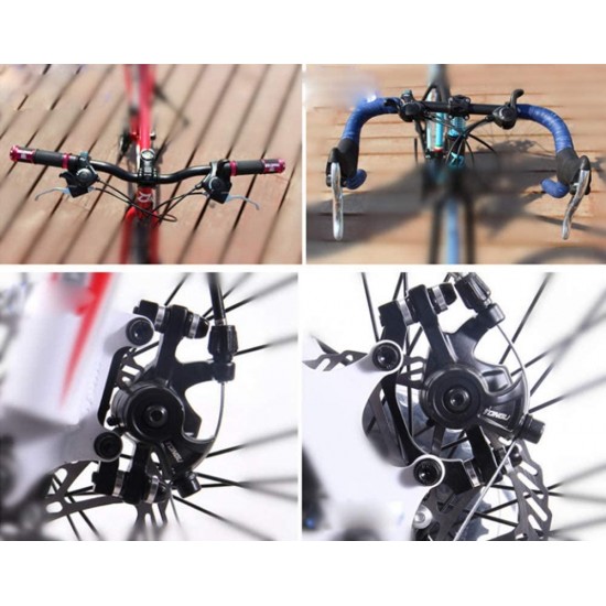 700C Road Bike 21/27/30 Variable Speed Bicycle Bend Handle Double Disc Brake Aluminum Road Bicycle Male and Female Bike,Titanium Silver,27