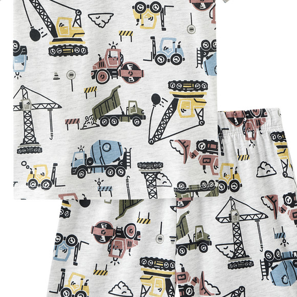 Topolino Jungen Shorty mit Fahrzeug-Allover