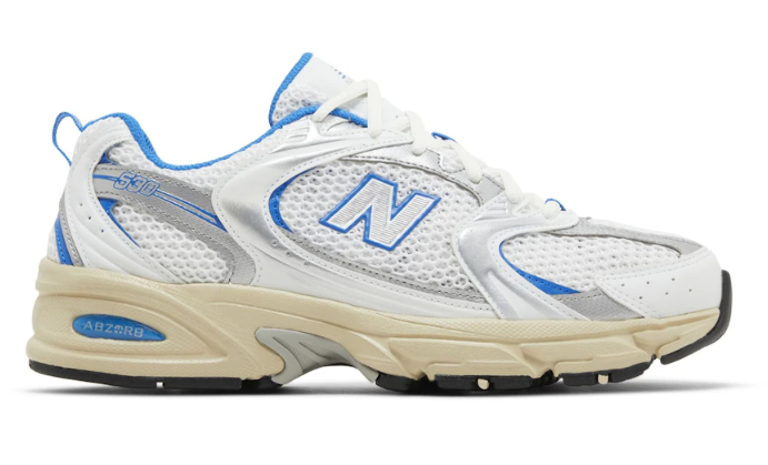 New Balance 530 White Blue Oasis MR530EA Casual Running Shoes