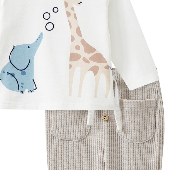 Topomini Newborn Langarmshirt und Hose im Set