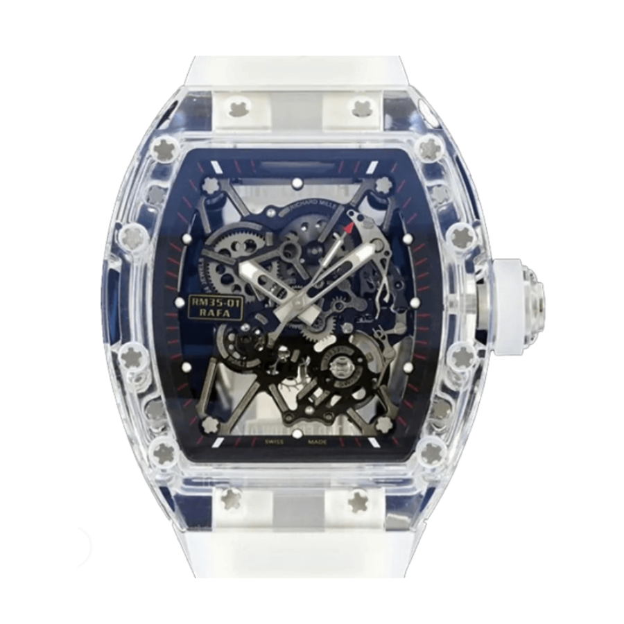 Richard Mille RM 35-02 “White Quartz TPT” High Fidelity Replica