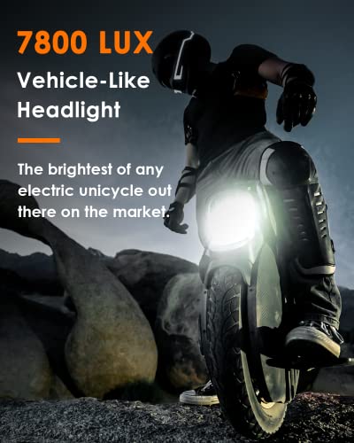 INMOTION V11 Electric Unicycle – 18 Inch Self-Balancing Monowheel, Equipped with 3.35'' Air Suspension